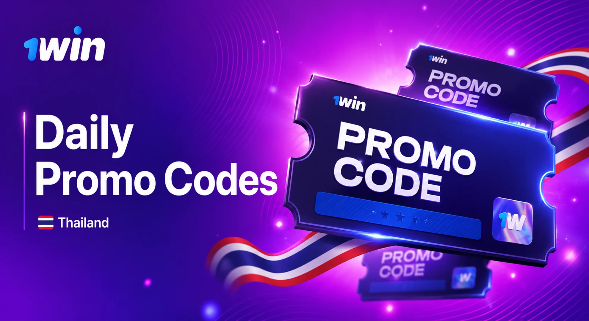 1win bonus codes for Thai users in 2026 with promotional offers and rewards