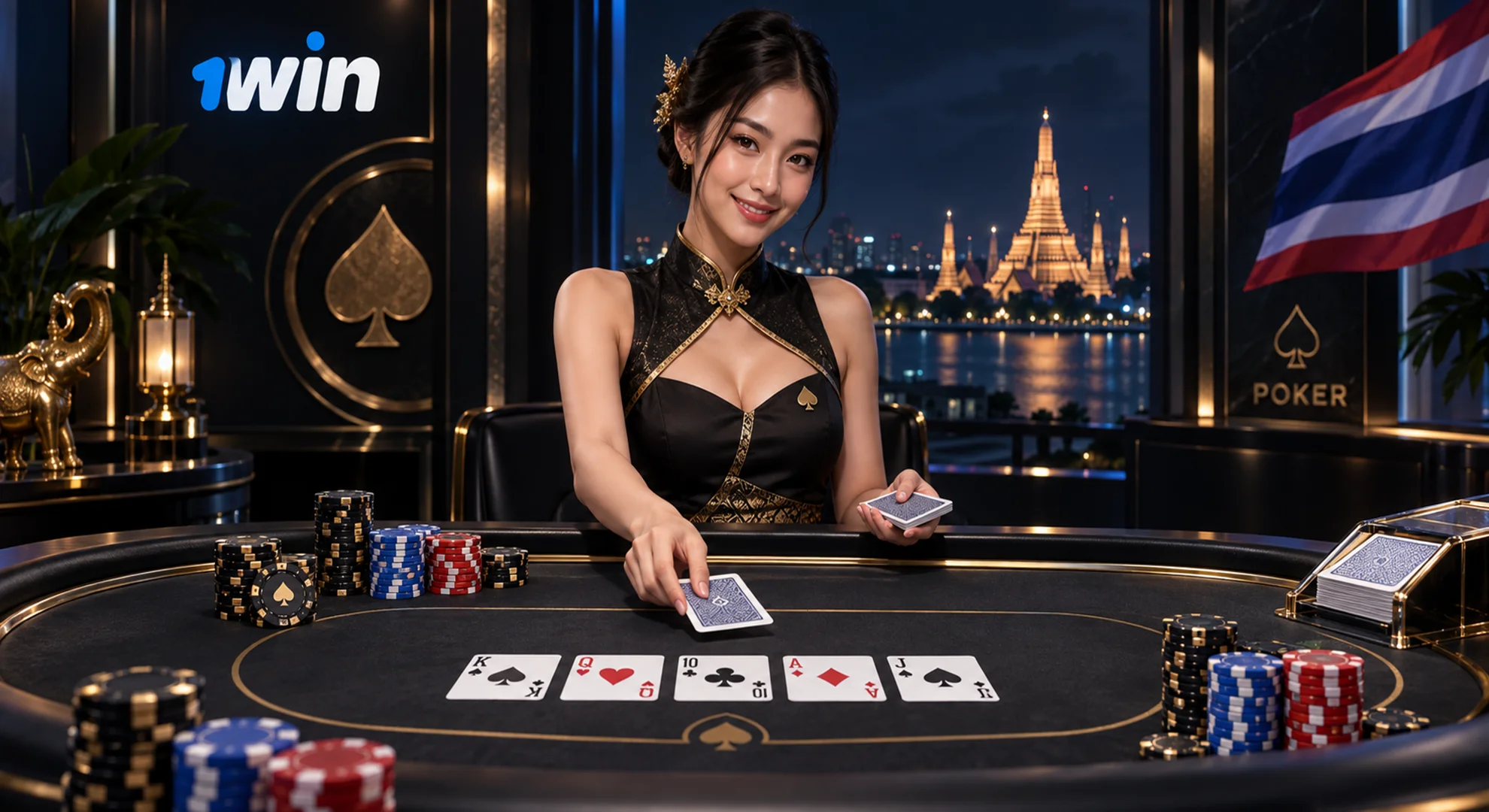 1win Poker with online poker tables, card gameplay and popular poker options for casino players
